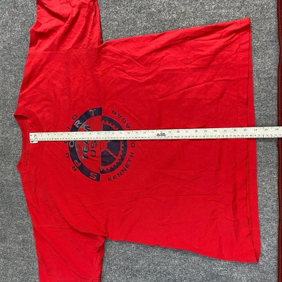 Rugid Sport T-shirt 2XL Red Vintage Murina Made in USA Kenneth D. Fagan - Picture 5 of 7